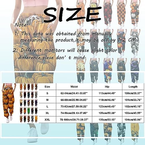 Addicted to Halloween Christmas Printed Drawstring Sweatpants Womens