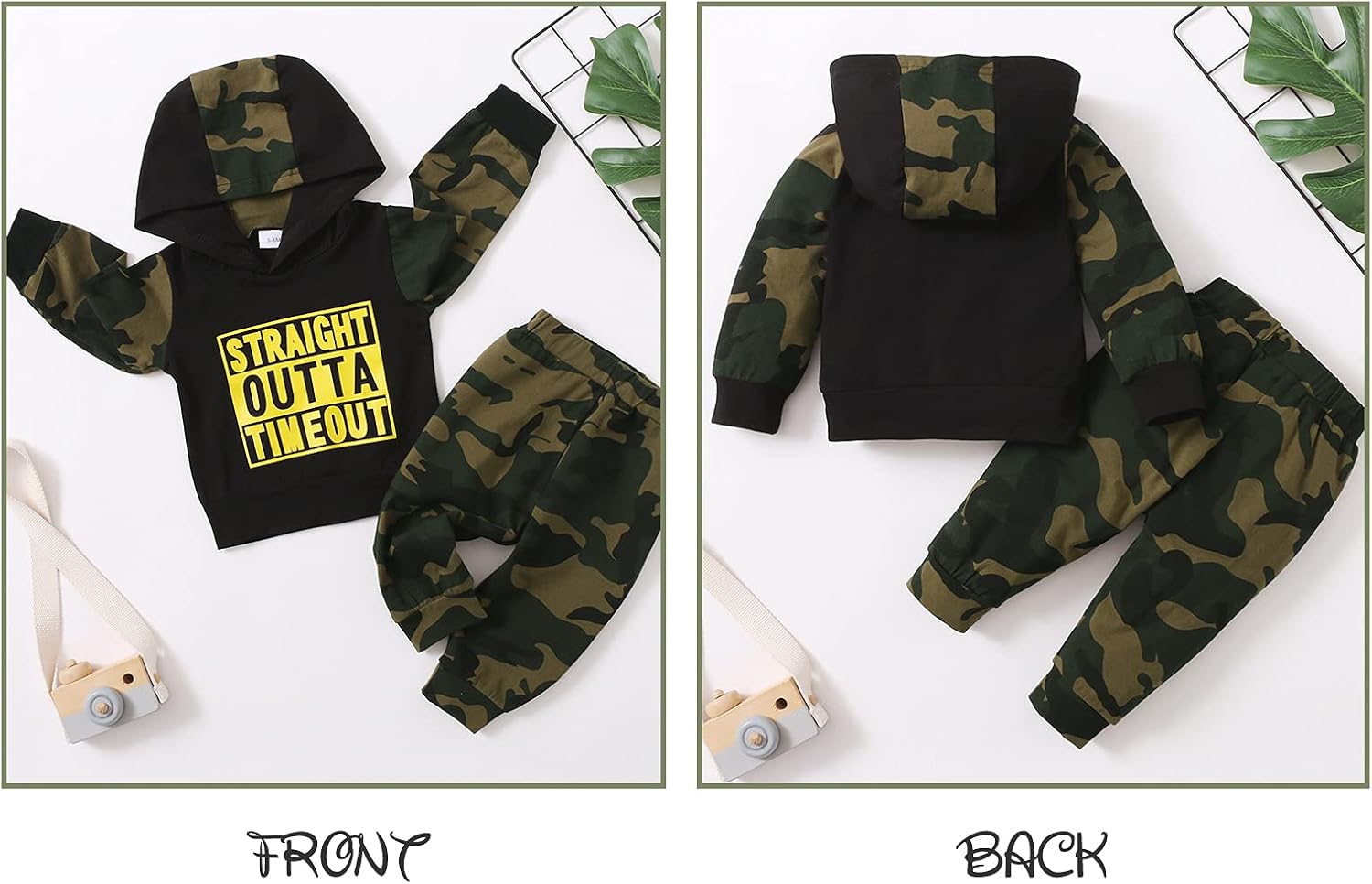 Renotemy Toddler Boys Clothing Set for Fall Winter