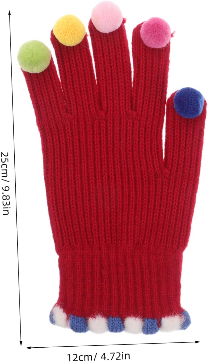 SOIMISS Cute Boys Girls Winter gloves Touchscreen mitten cover