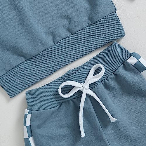 Engofs 2Pcs Toddler Baby Sweatshirt and Pants Set Fall Winter Outfits