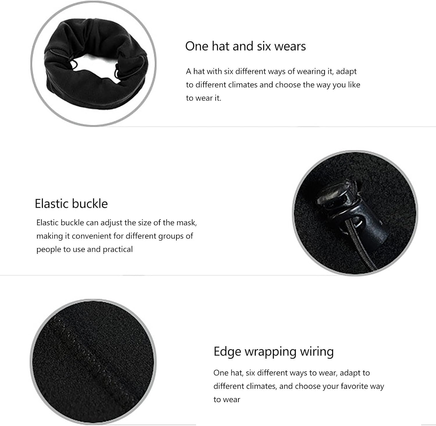 Windproof Full Cover Riding Mask for Winter Flexible and Warm