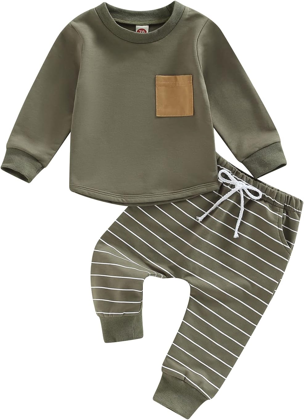 Newborn Baby Boy Two-Piece Winter Outfit for Fall Winter