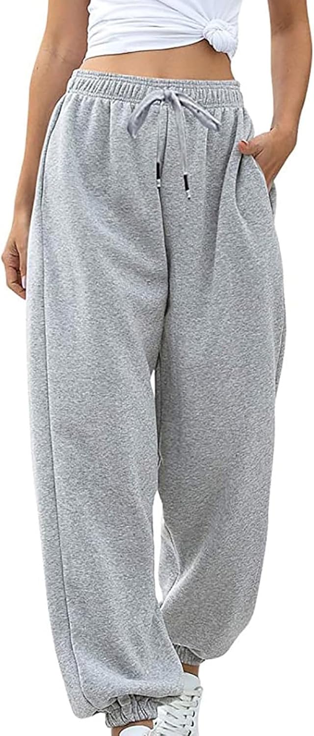 EOPUING 2025 Fashion Womens High Waist Joggers