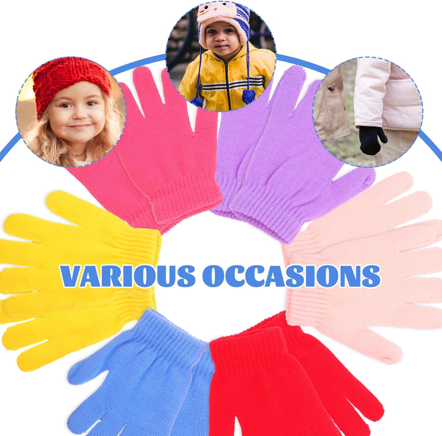 Warm Fleece Gloves for Winter
