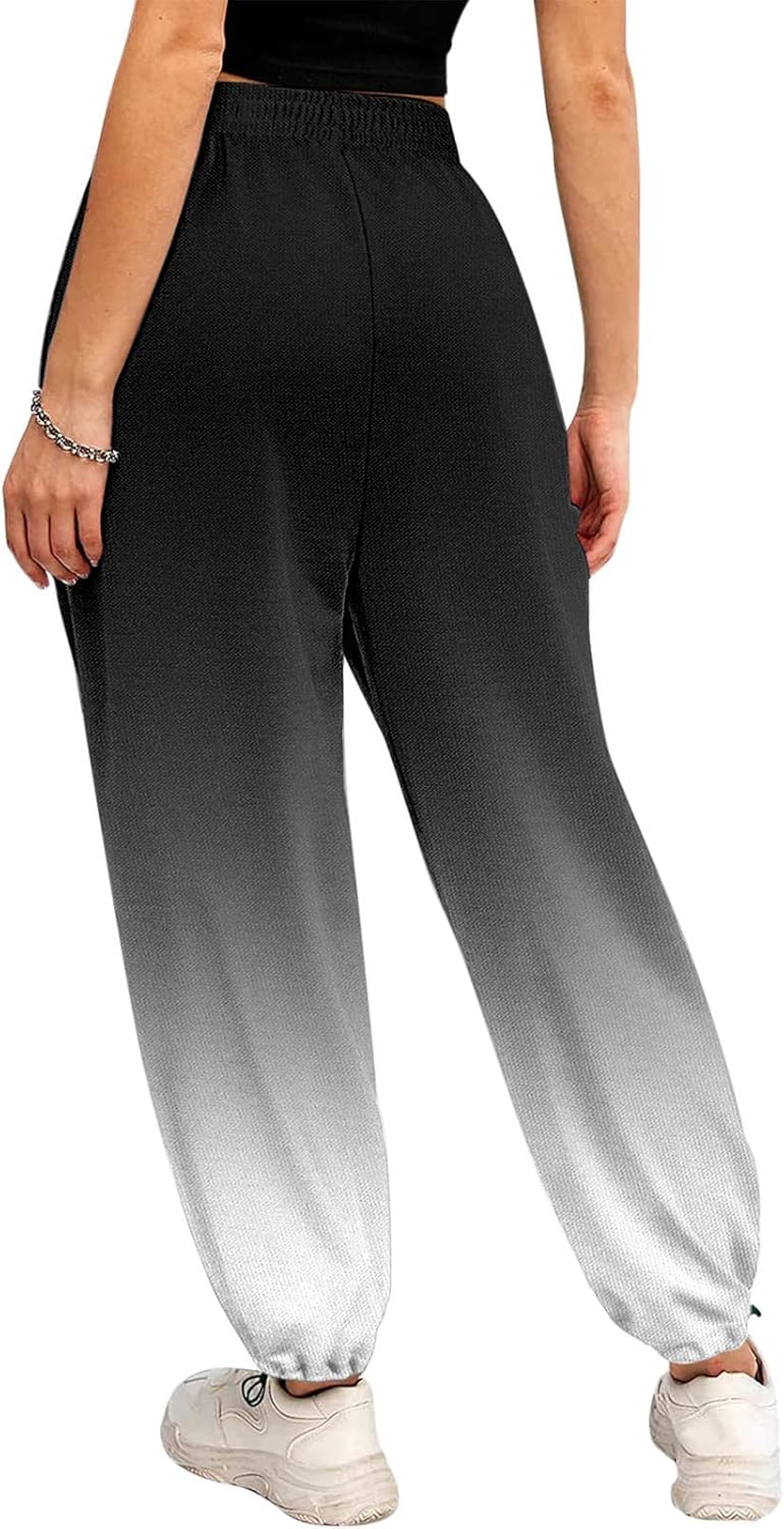 High-Waisted Baggy Workout Joggers for Women