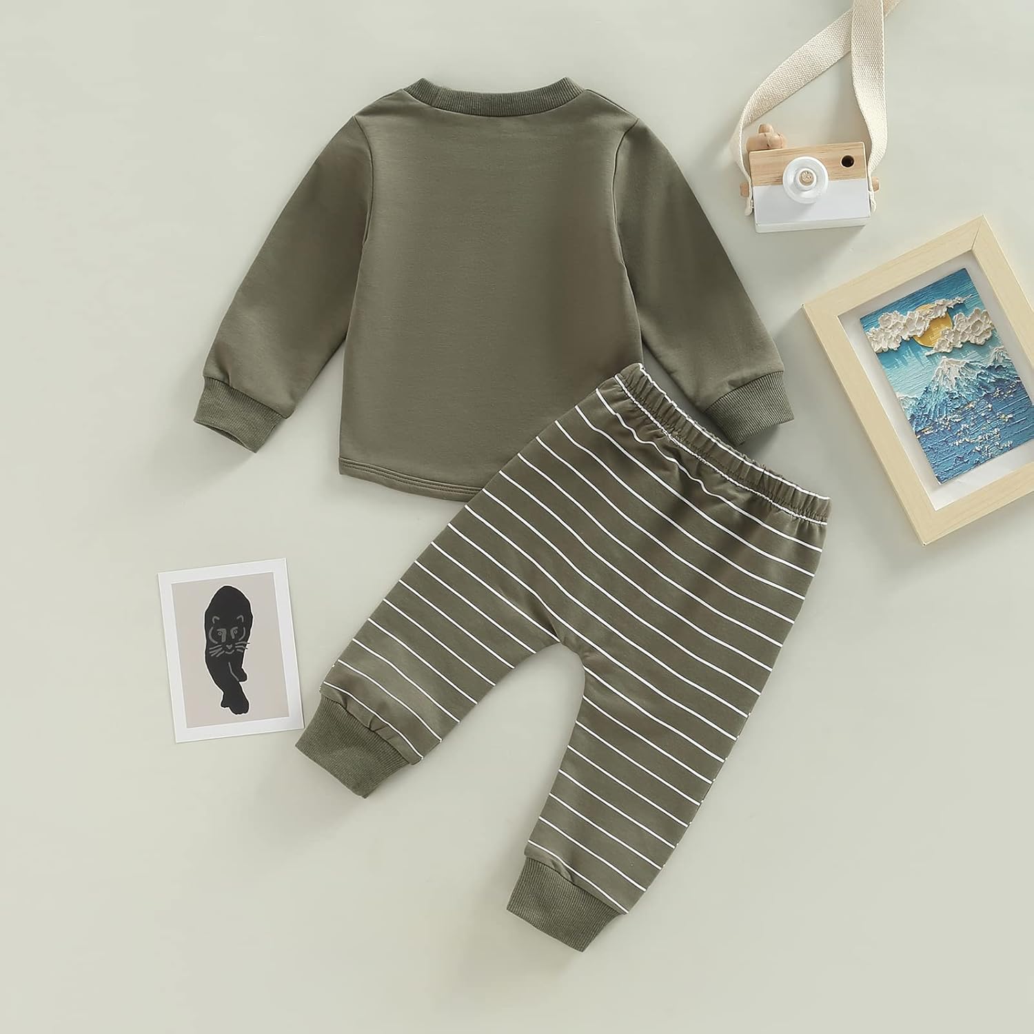 Newborn Baby Boy Two-Piece Winter Outfit for Fall Winter