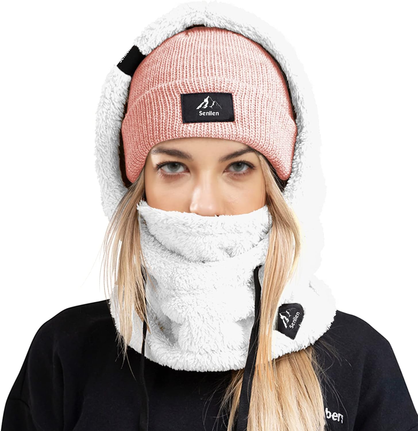 Senior Balaclava Ski Mask with Hood