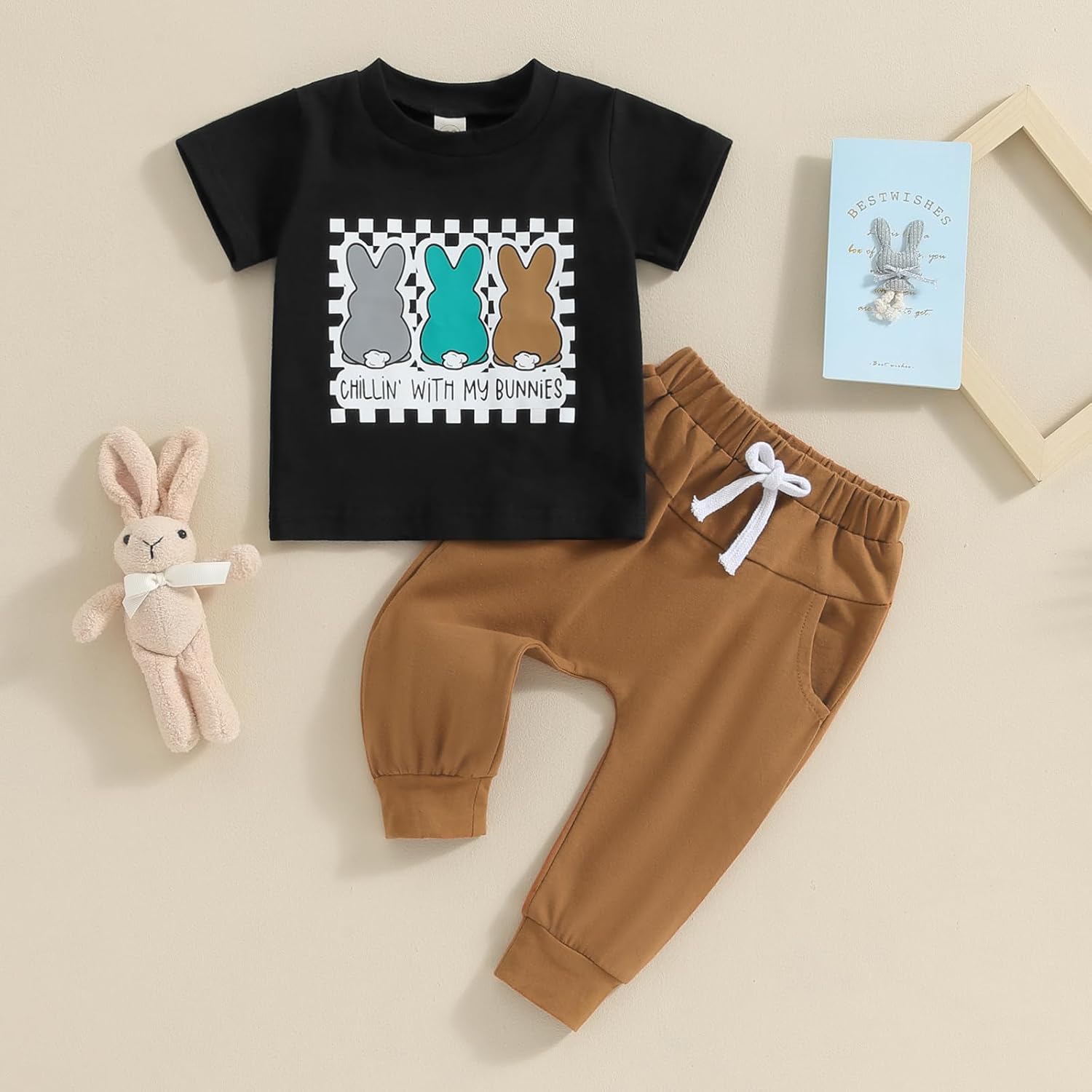 Ledy Champswiin Baby Boys Easter Outfits Set