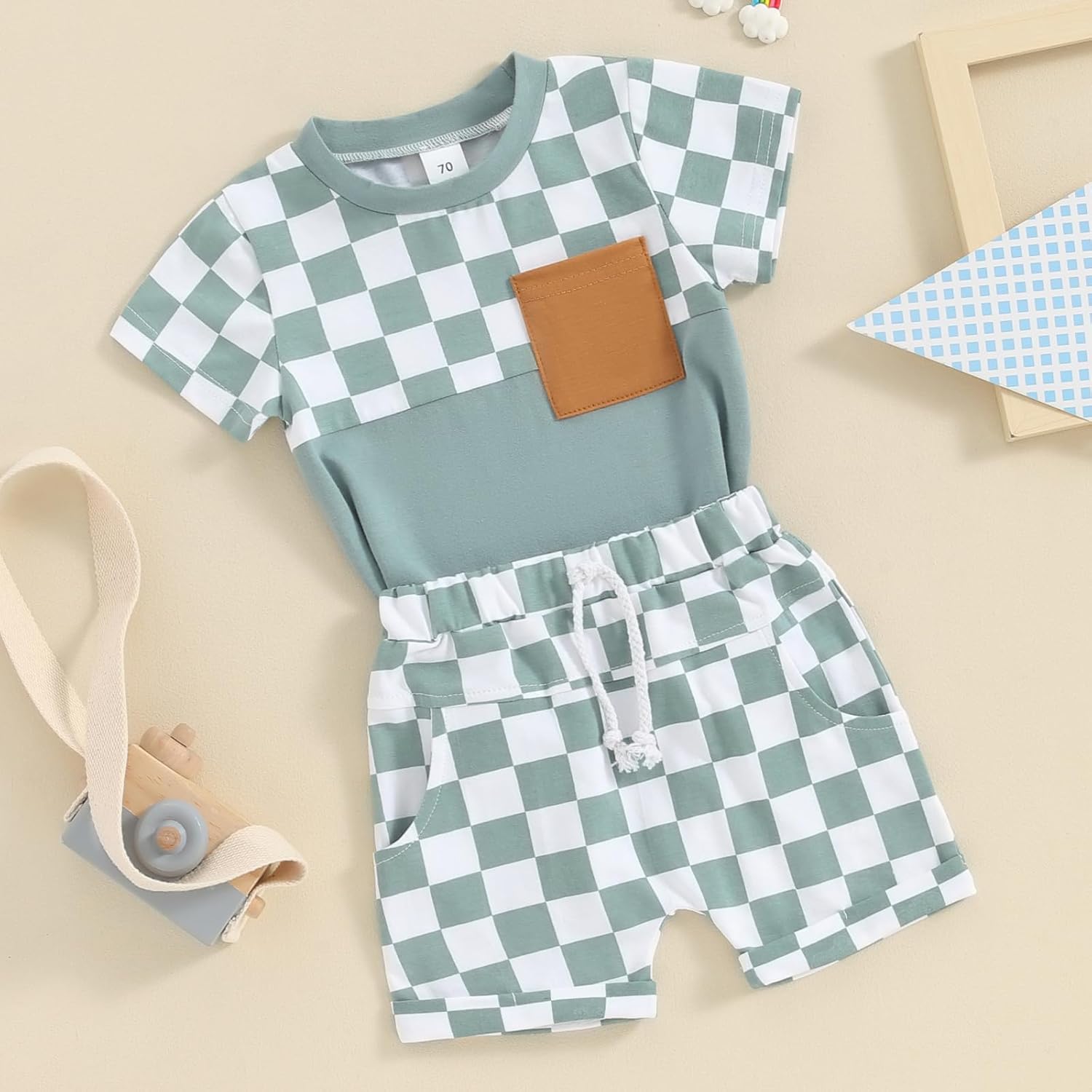 Amnnchya 4th of July Toddler Outfit Set