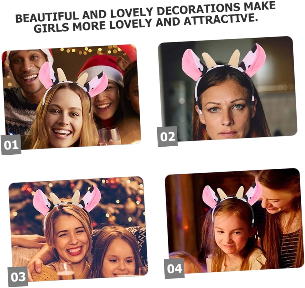 Cow Cool Headband Set