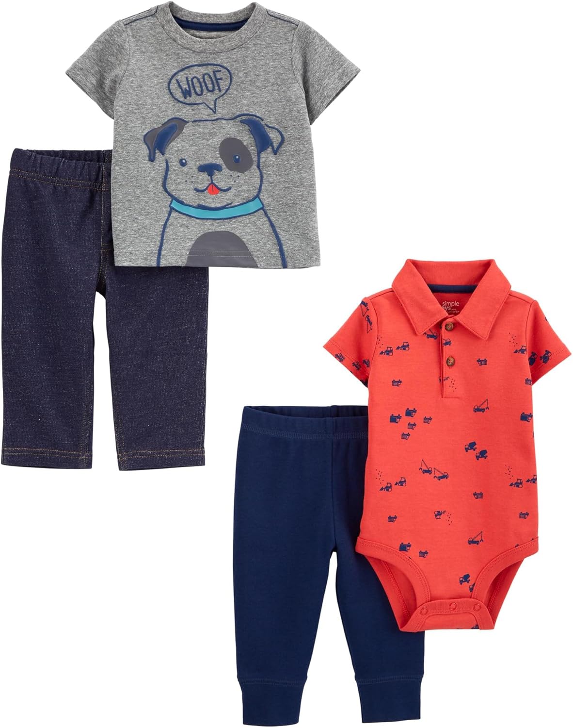 Simple Joys by Carters Baby Boys 4-Piece Pjs Set