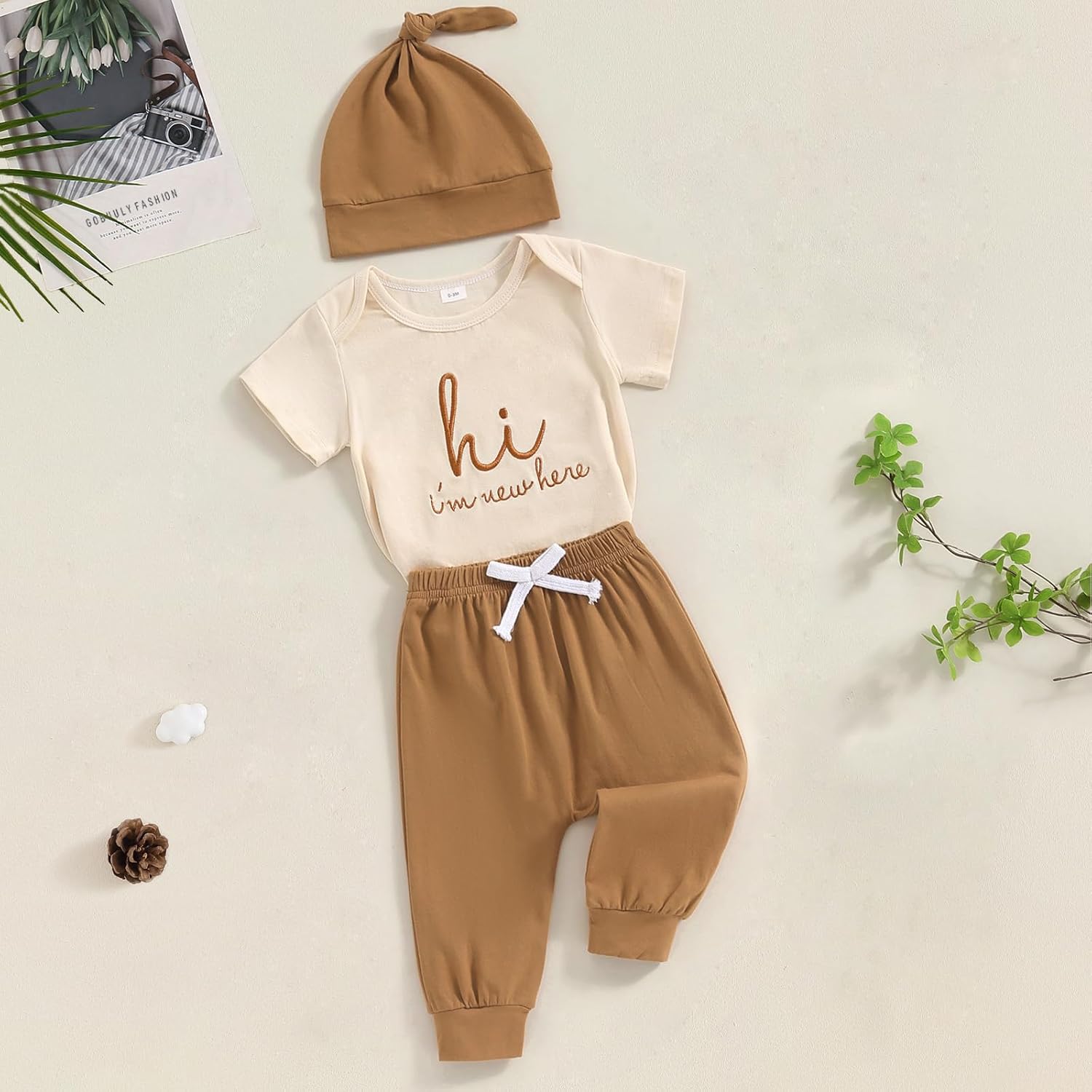 Newborn Boy Romper Set - Coming Home with Style