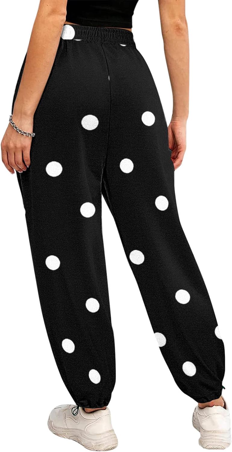 WomenS Sweatpants Set - 3-Piece - Aesthetic Package Baggy High Waisted with Pockets