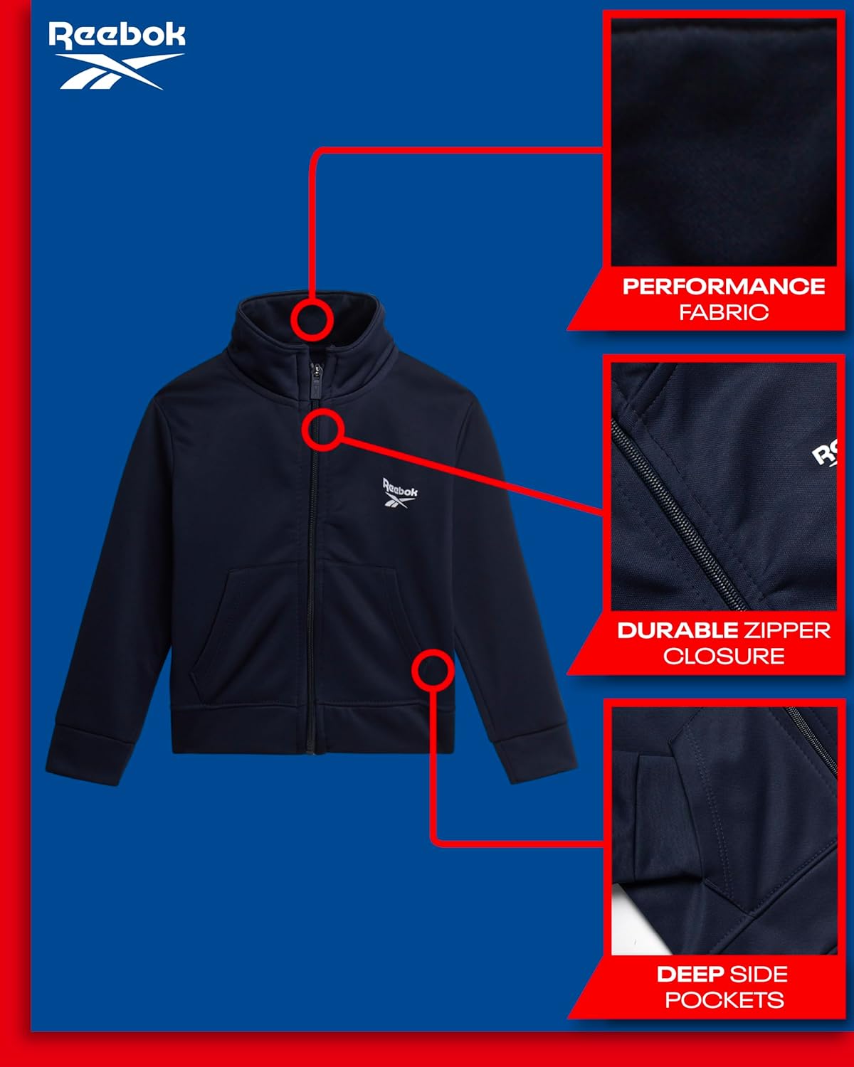 Reebok Toddler Boys Jogger Set