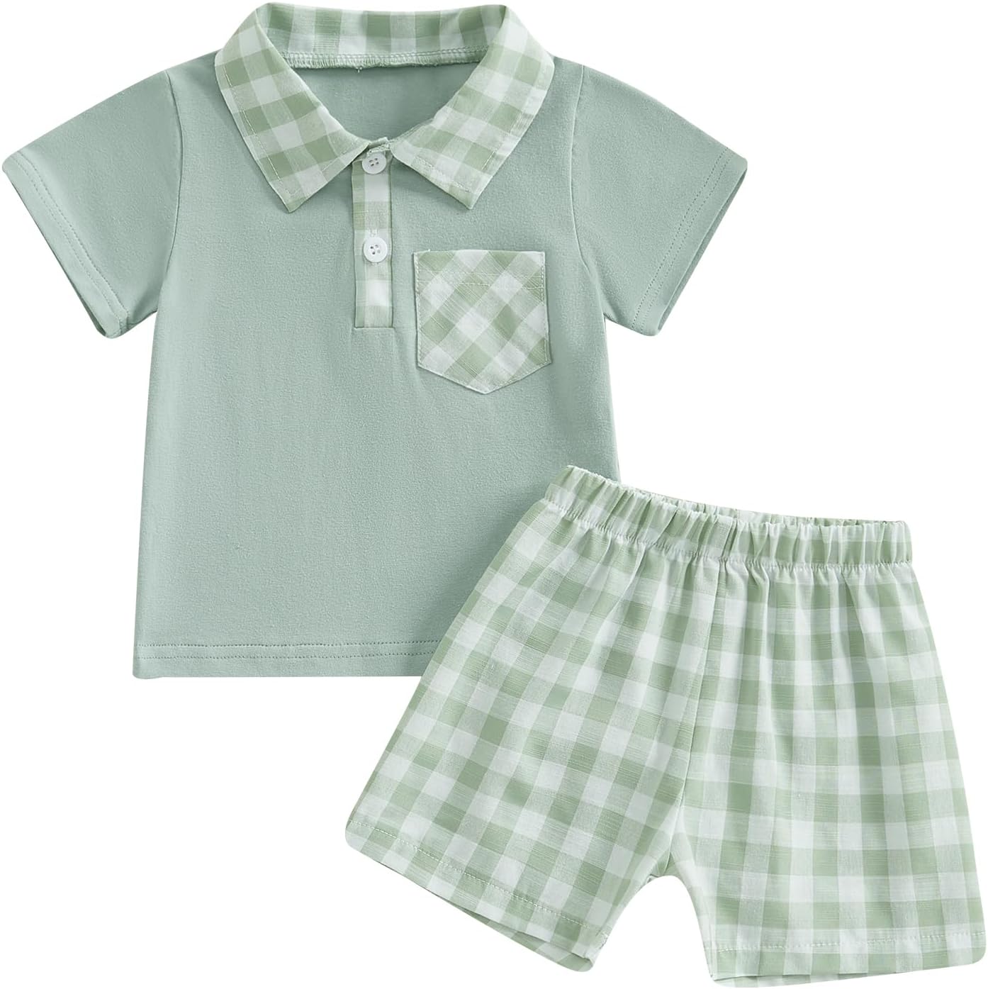 Kaipiclos Boys Casual Short Set for Toddler - PlusFreeSize