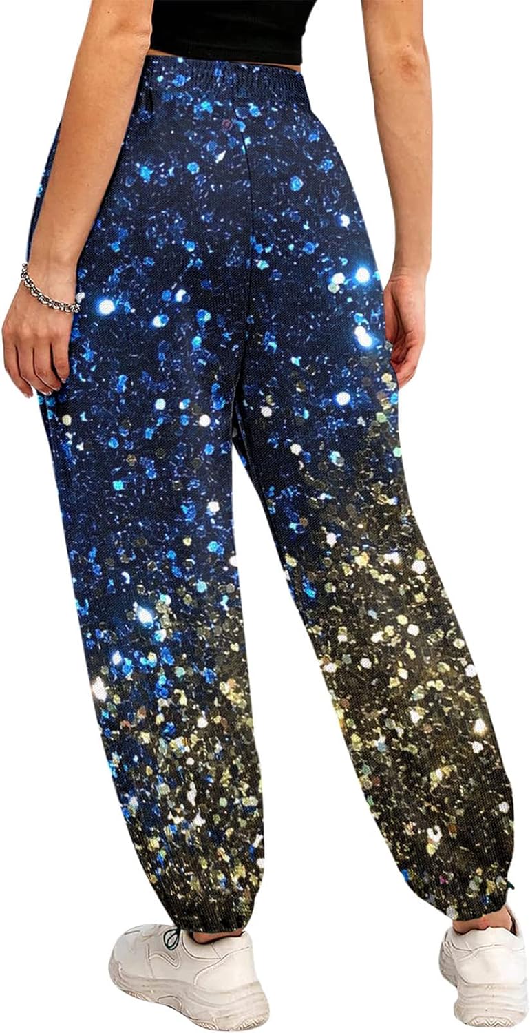 SDBRLD Womens High Waisted Jogger Sweatpants