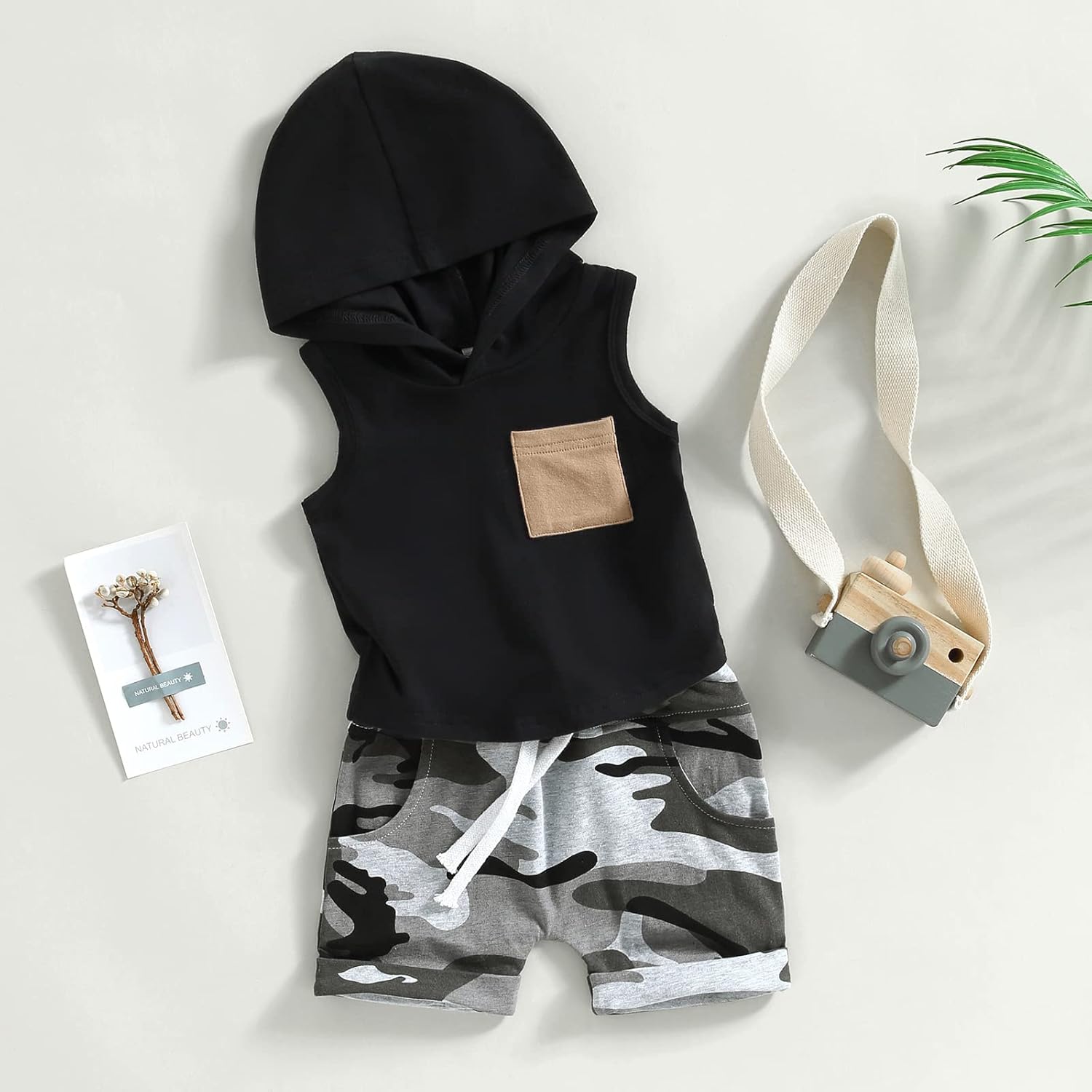 Bamboo Cotton Toddler Boys Short Set