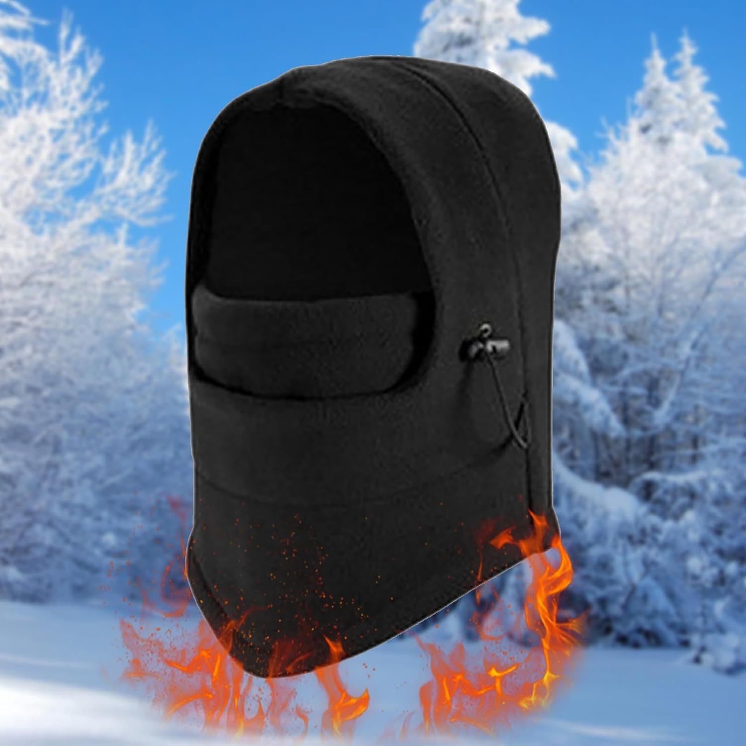 Windproof Full Cover Riding Mask for Winter Flexible and Warm