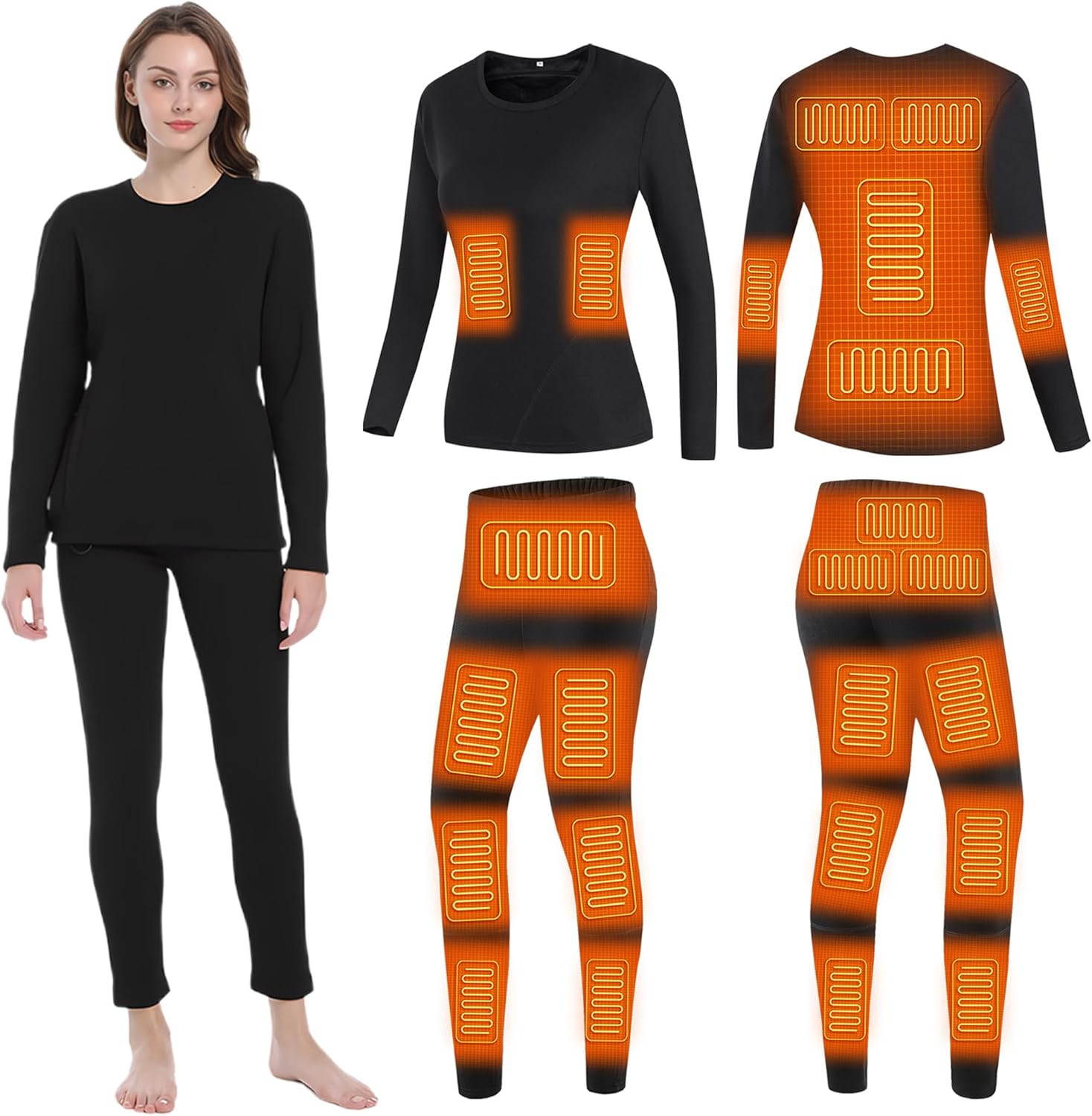 Warm All Day Heated Thermal Underwear