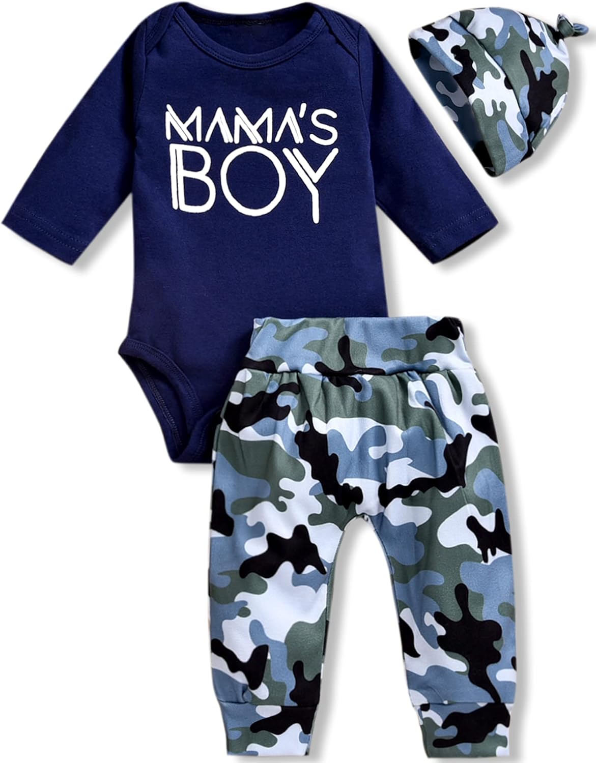 Aalizzwell Baby Boys Romper Set