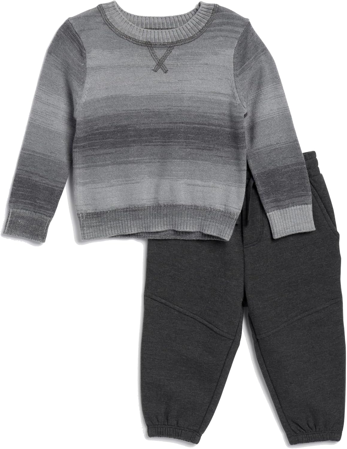 Cuteness rugged and reverieSplendid baby-boys Space Dye Sweatshirt Set