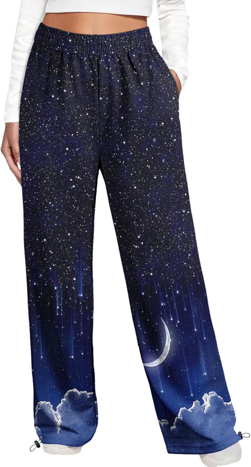 Stylish Womens High-Waisted petite Sweatpants for Workout Daily Use