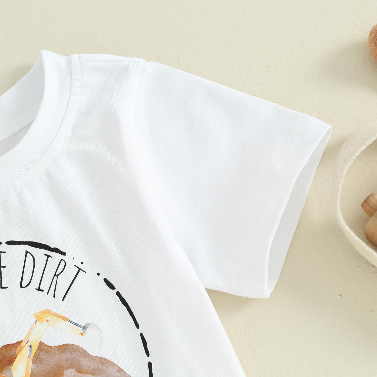 Retro Country Animal Print Casual Baby Boy T-Shirts Shorts Set