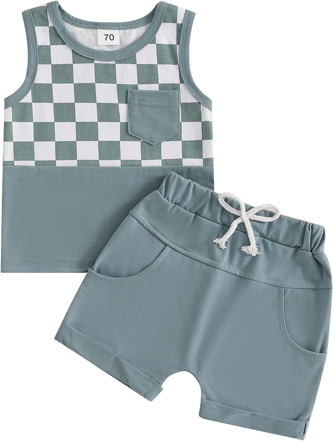 Engofs Toddler Boys Summer Outfits Lightweight Adorable Set