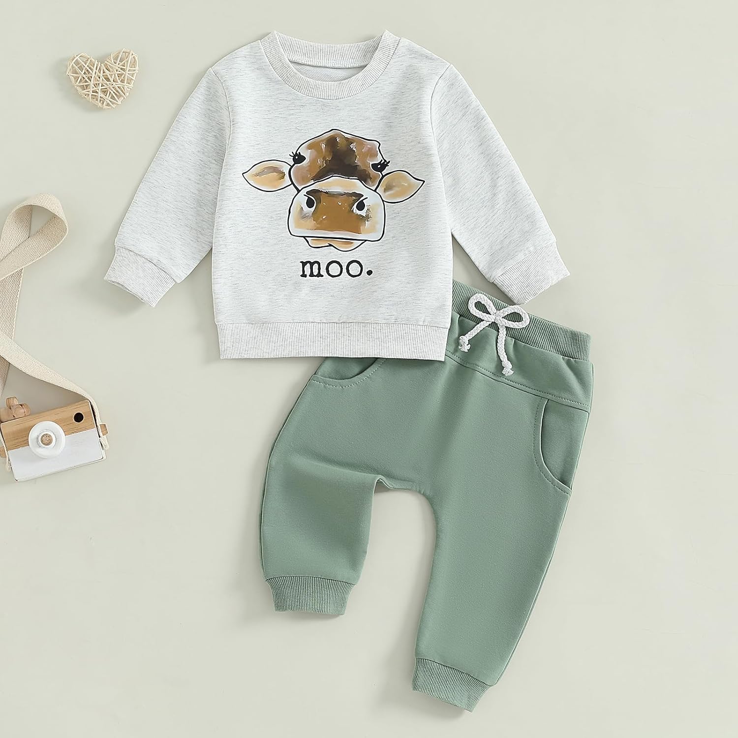Toddler Boys Fall Winter Clothing Set