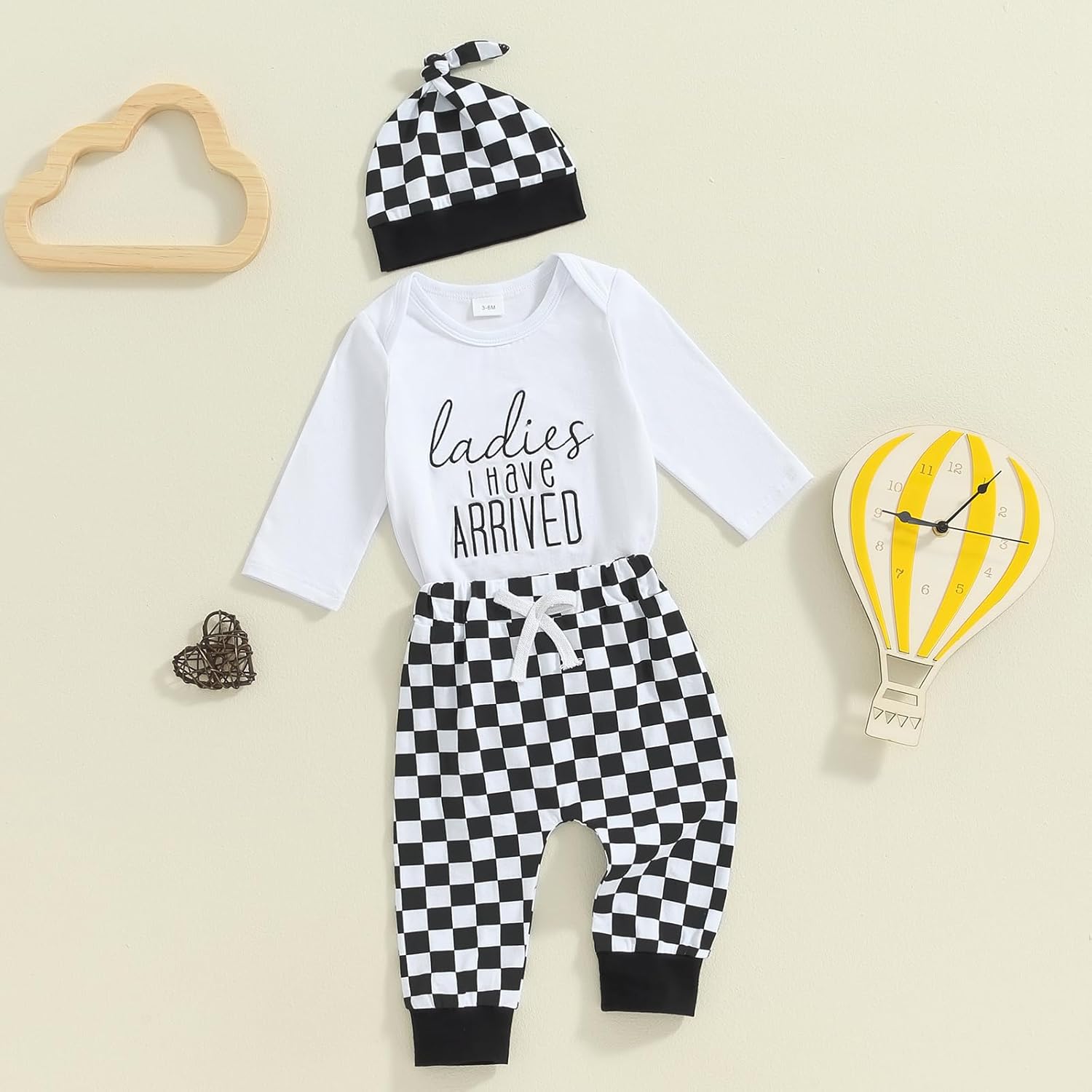 BULINGNA Newborn Baby Boy Romper Set