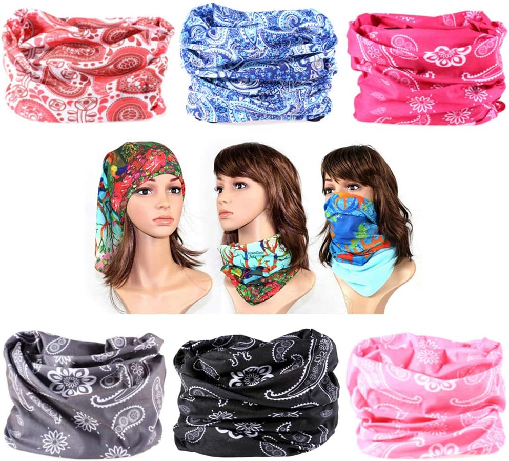 ZUno Men Women Headband Sun Protection Bandana