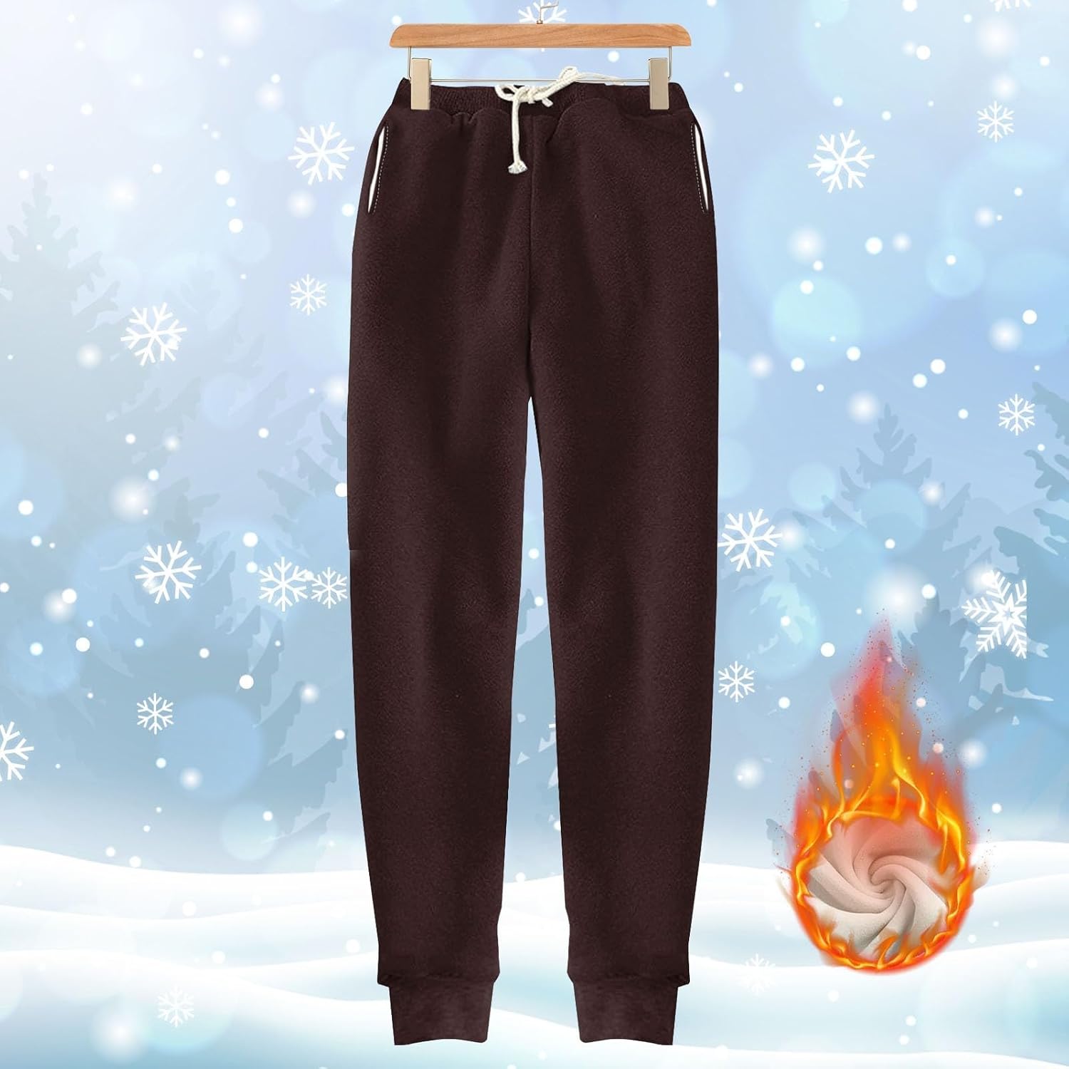 90s-Looking Stretchy Baggy Joggers
