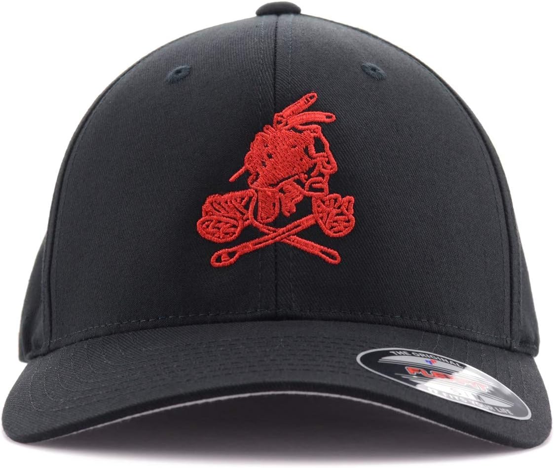 Red Squadron Indian Embroidered Flexfit Hat