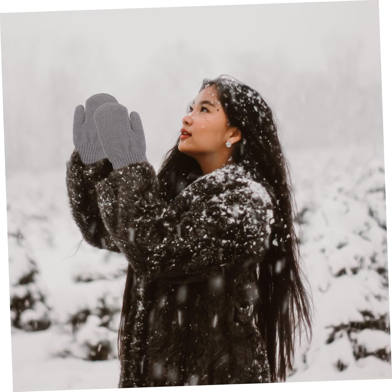 Warm and Fuzzy Winter Gloves for Women