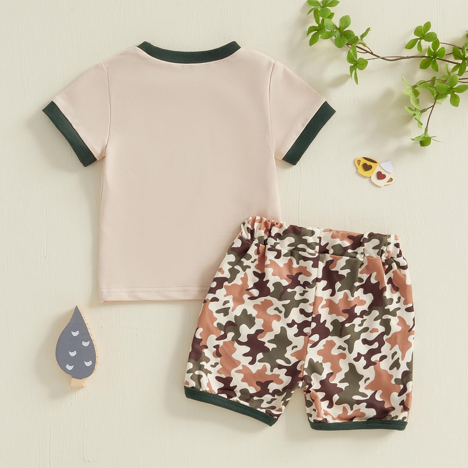 Ledy Champswiin Baby Boy Summer Clothes Set