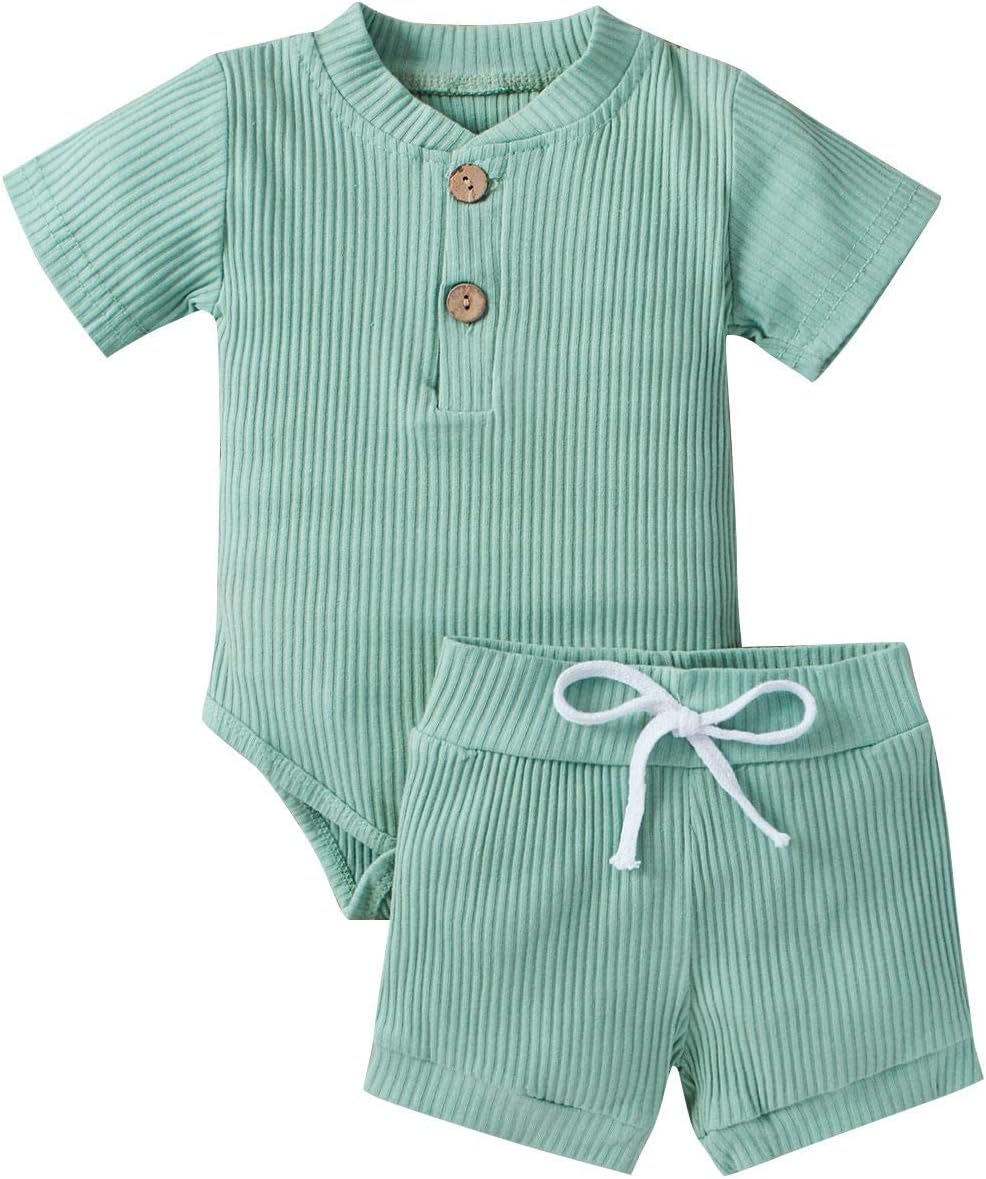 Romper Shorts Set for Baby Boys Escape the Heat