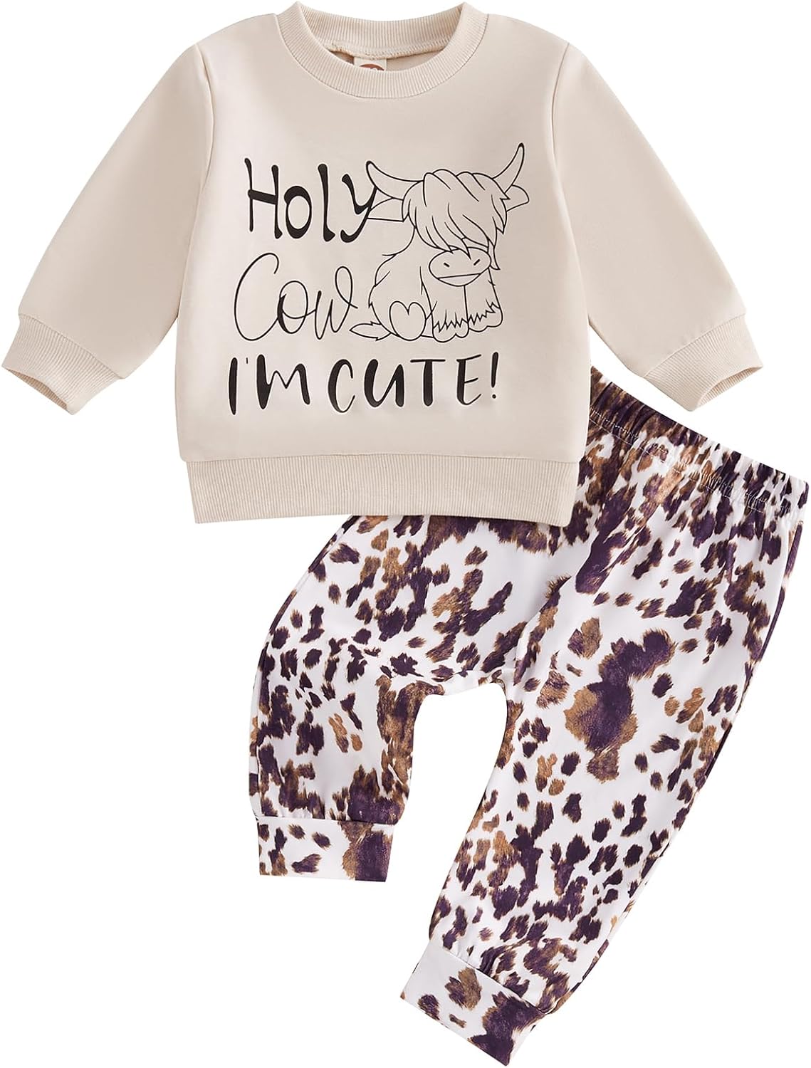 Holy Cow Im CUTE Fall Outfit for Kids