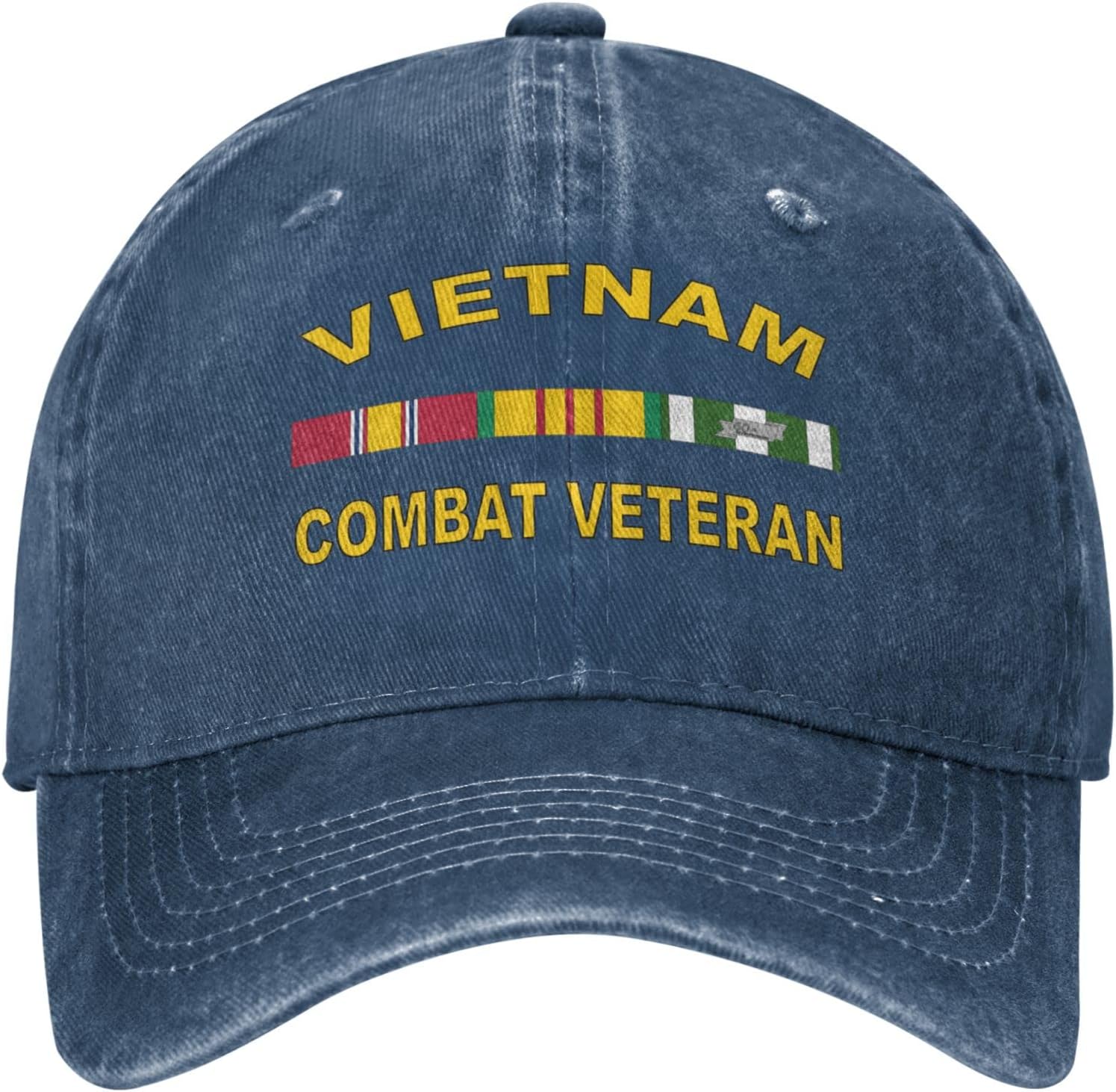 Navy Blue Adjustable Baseball Cap for Veterans Accessories