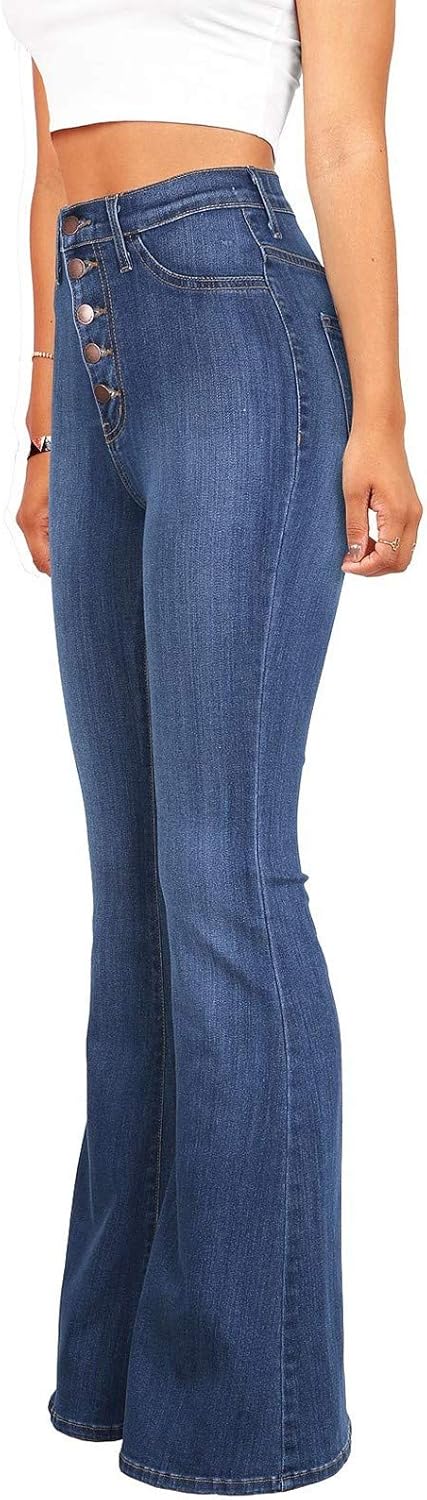 Curvy Slim Fit Bootcut Denim Pants