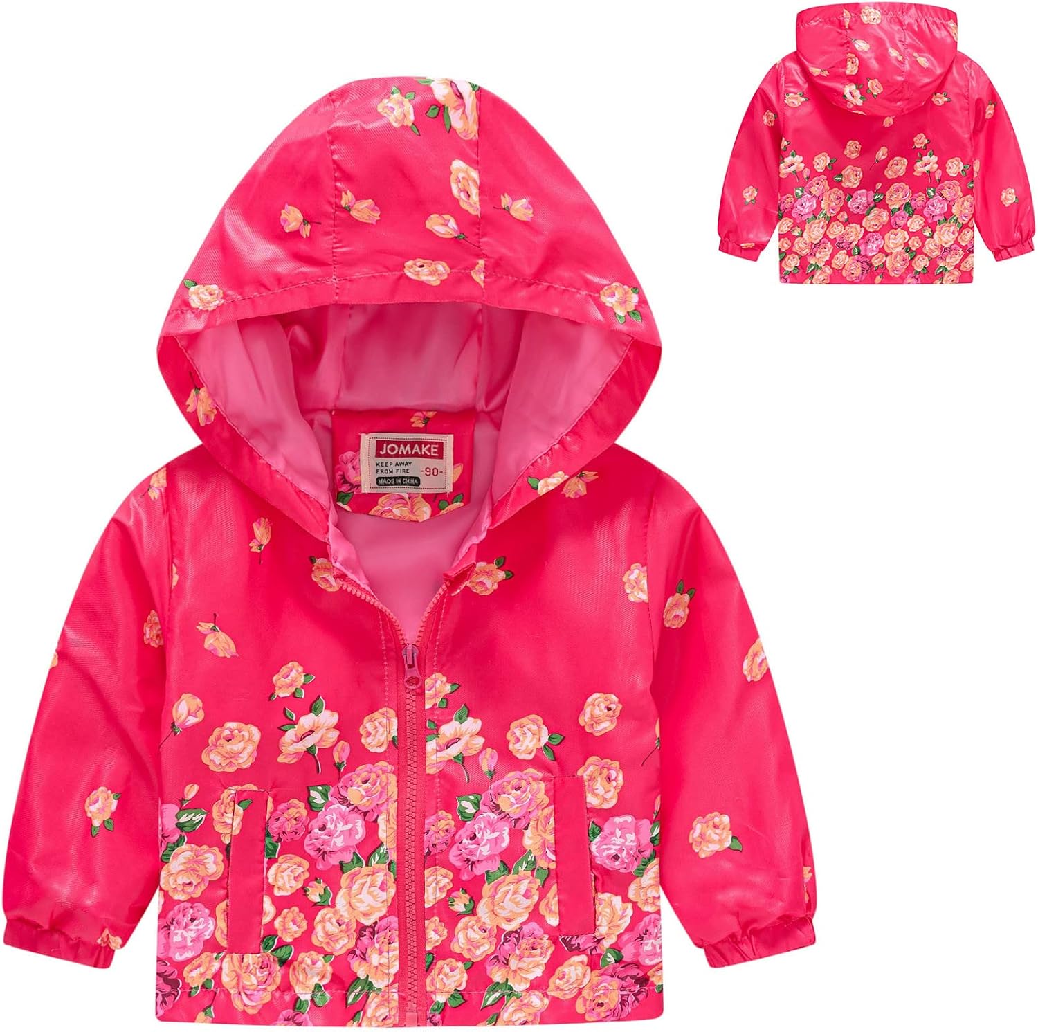 Fall Weatherproof Hoodie for Kids with Cartoon Characters - Boys and Girls