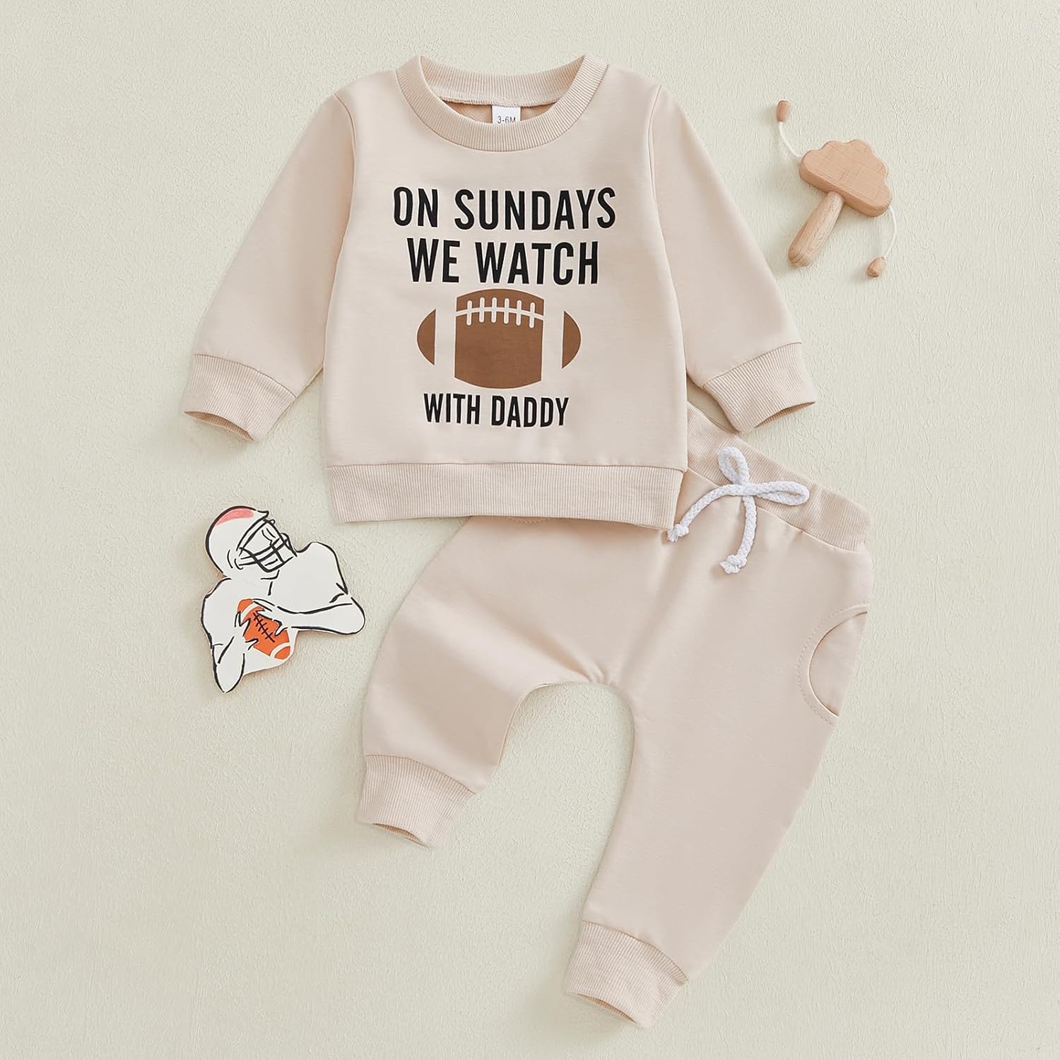 Perfect Toddler Boys Football Set Unisex Daily Outfit