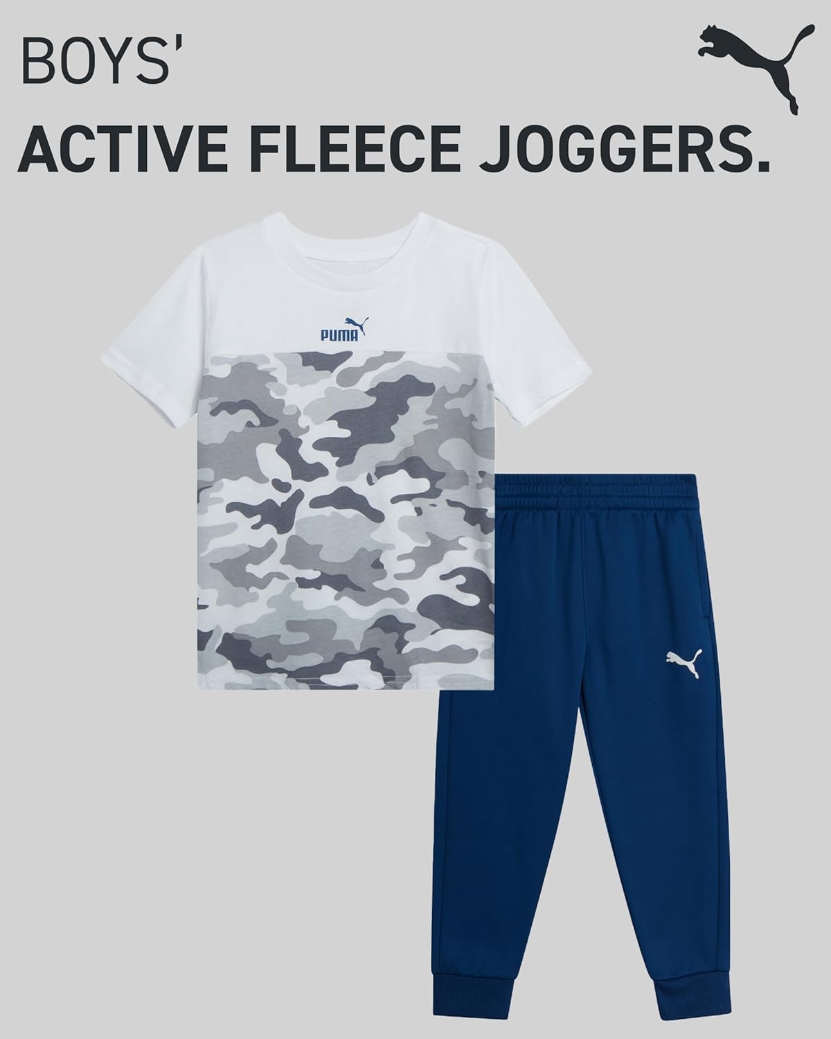 PUMA toddler boys active performance pant set
