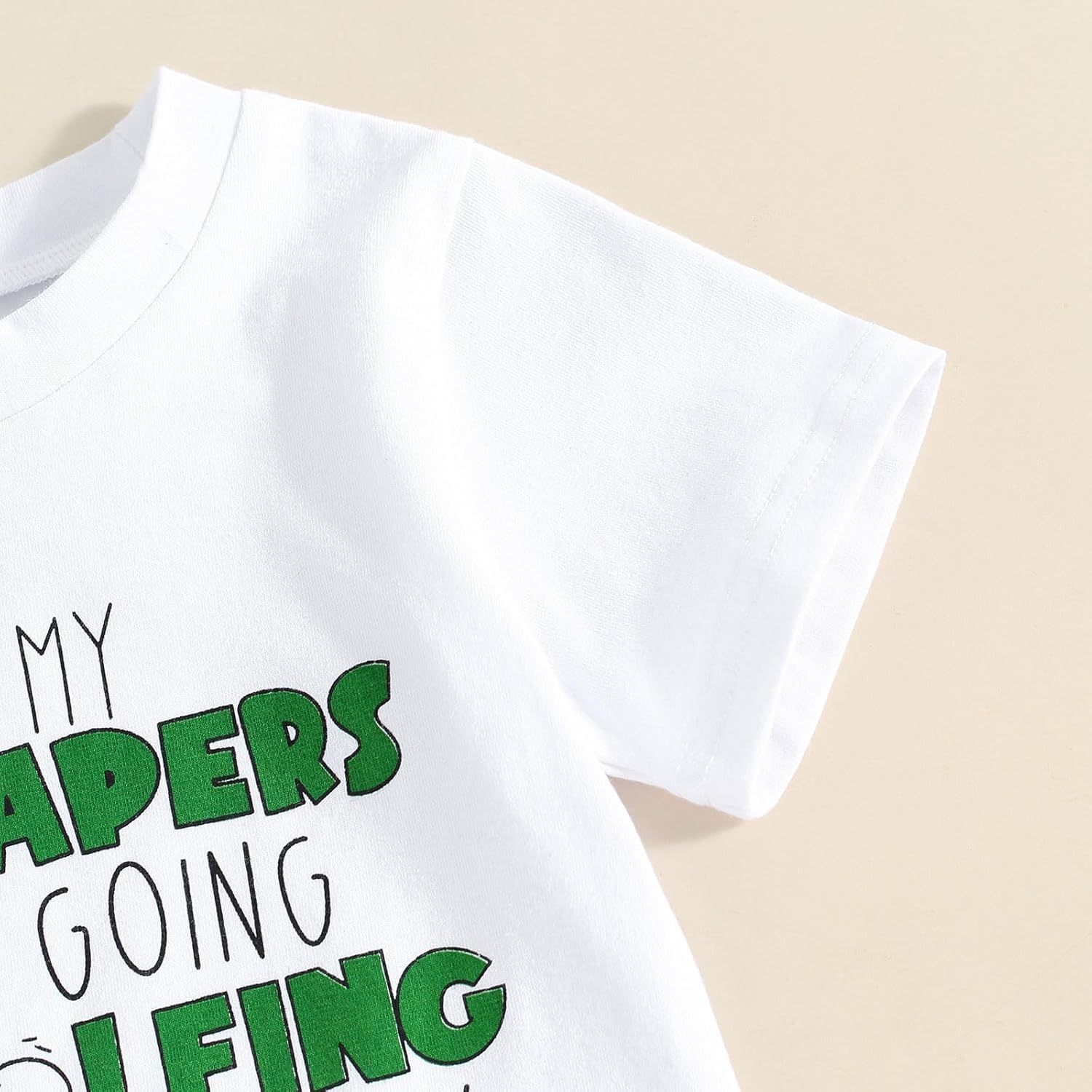 Toddler Golf Outfit Set with Daddy Fun Summer Clothes