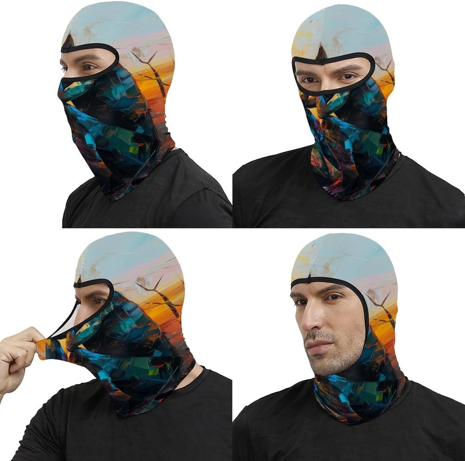 Beautiful Agony Boy Ski Mask for Outdoor Protection