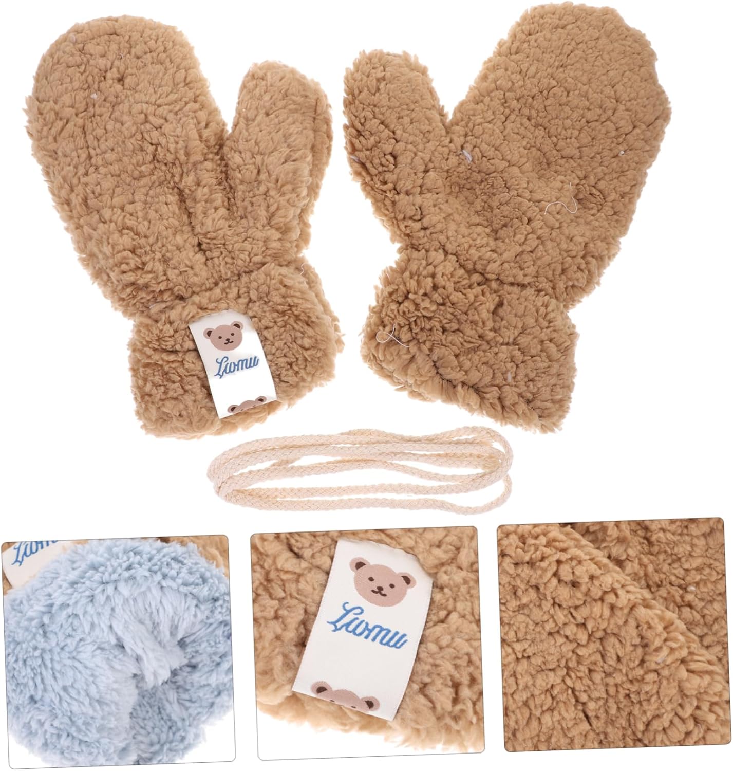 BESPORTBLE Knitted Cartoon Gloves for Winter
