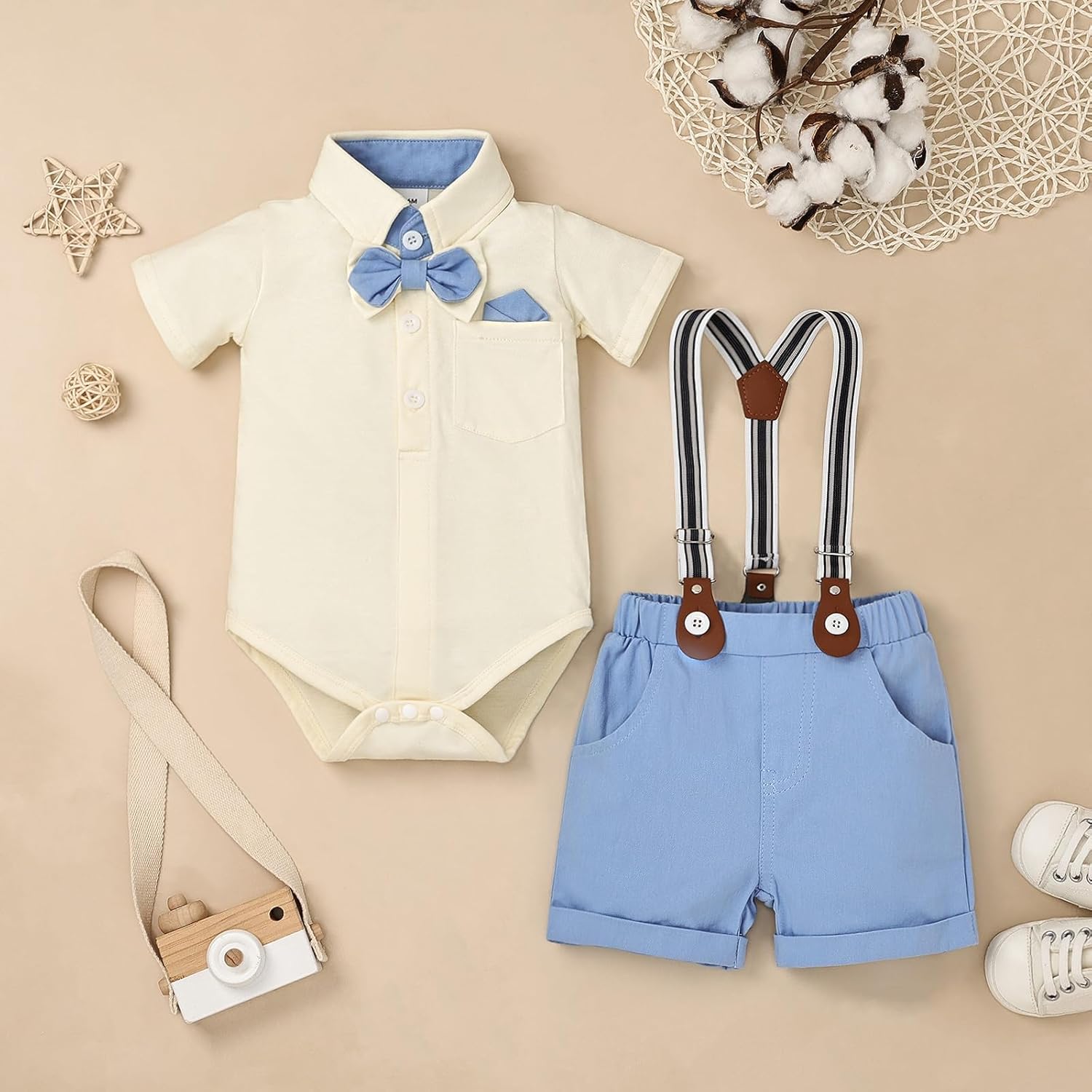 Baby Boy Outfit - Soft Comfortable Set for Summer