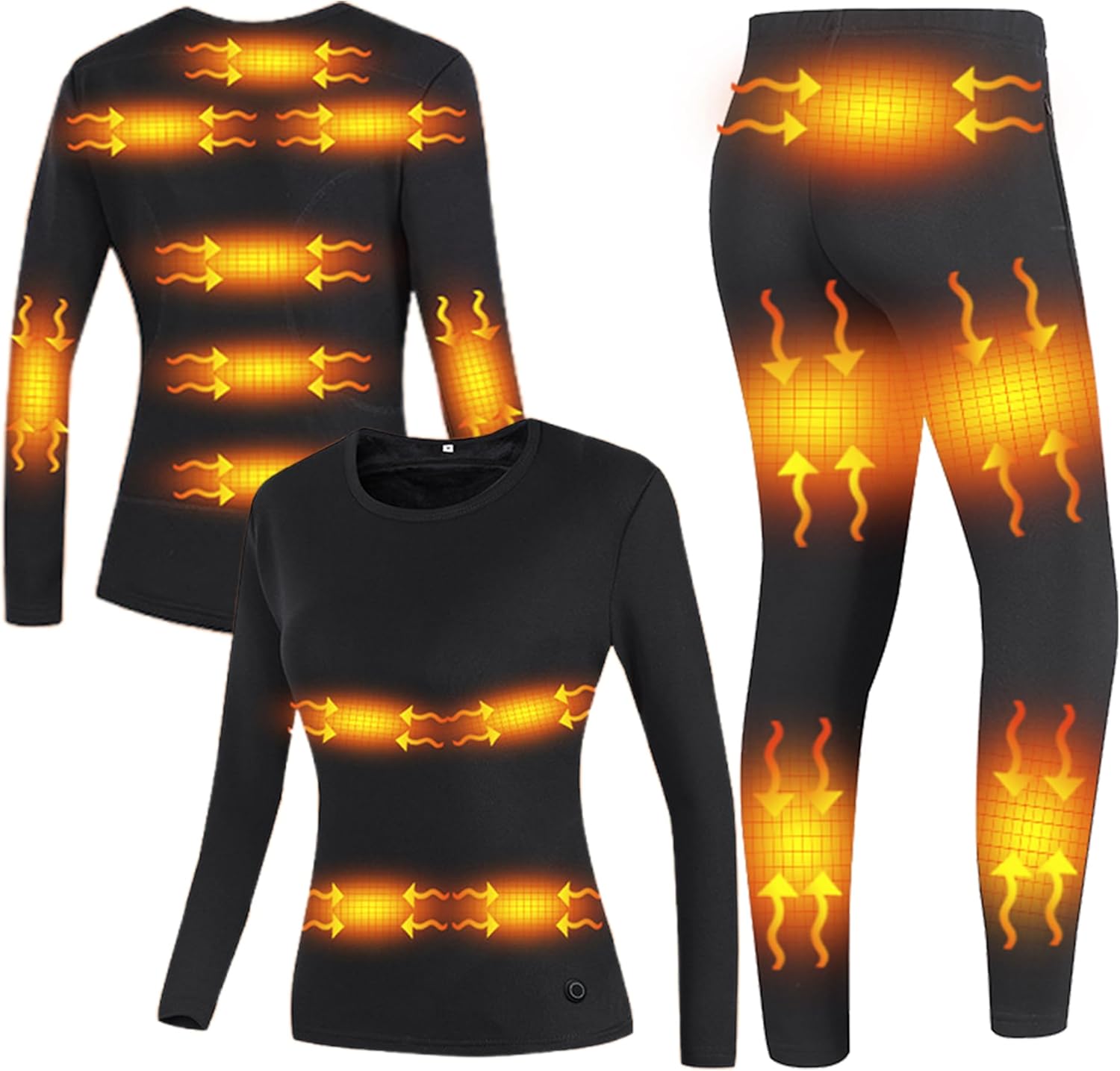 Women Heated Thermal Underwear Set