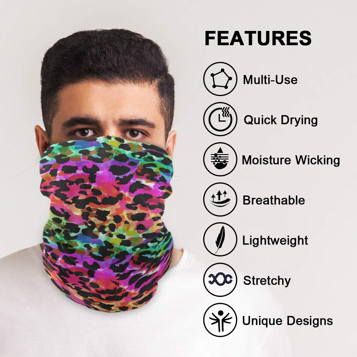Magic Expansion Balaclava Unisex face cover scarf headband Woodselves