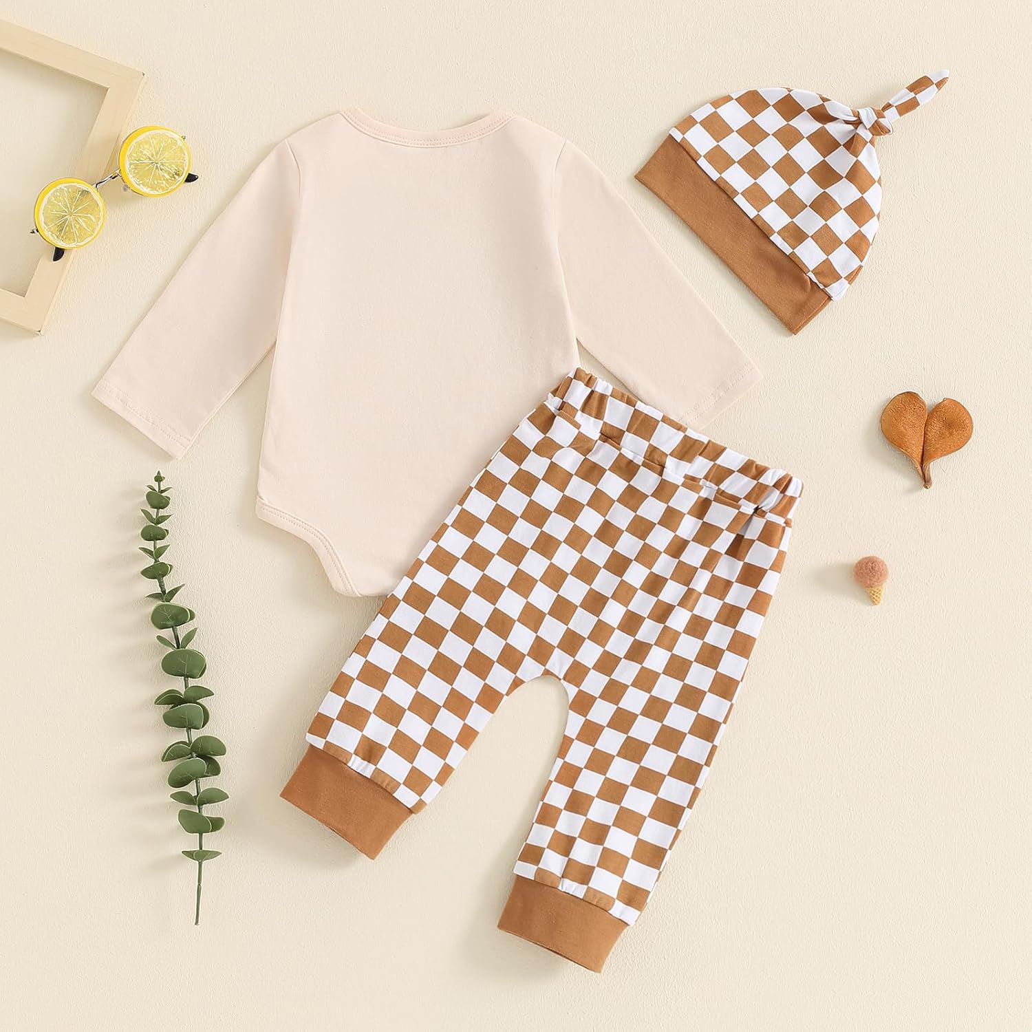Madjtlqy Little Dude Newborn Baby Boy Fall Clothes Set Cute