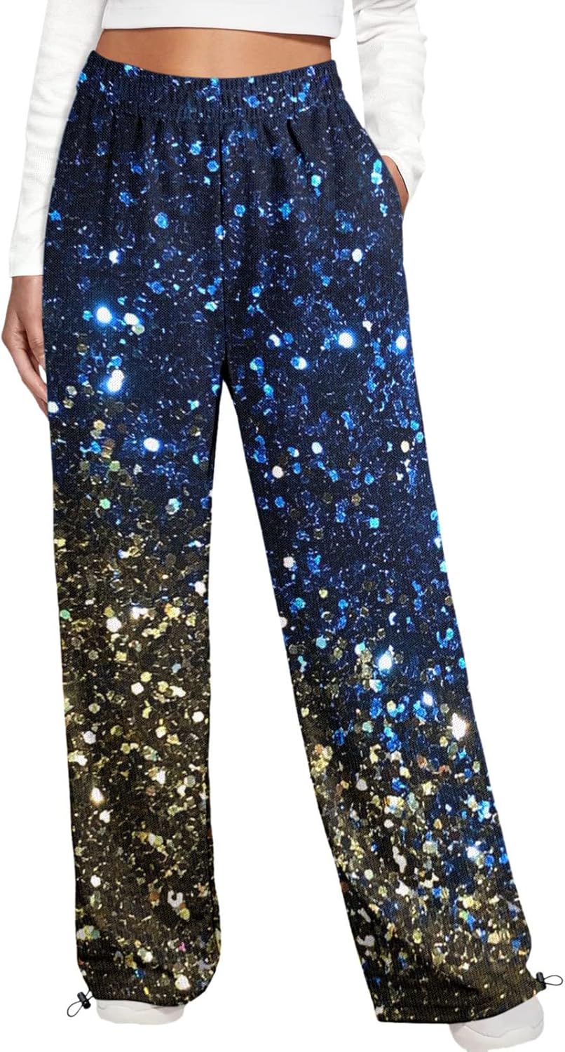 SDBRLD Womens High Waisted Jogger Sweatpants